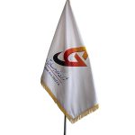 پرچم تشریفات ساتن تبلیغاتی